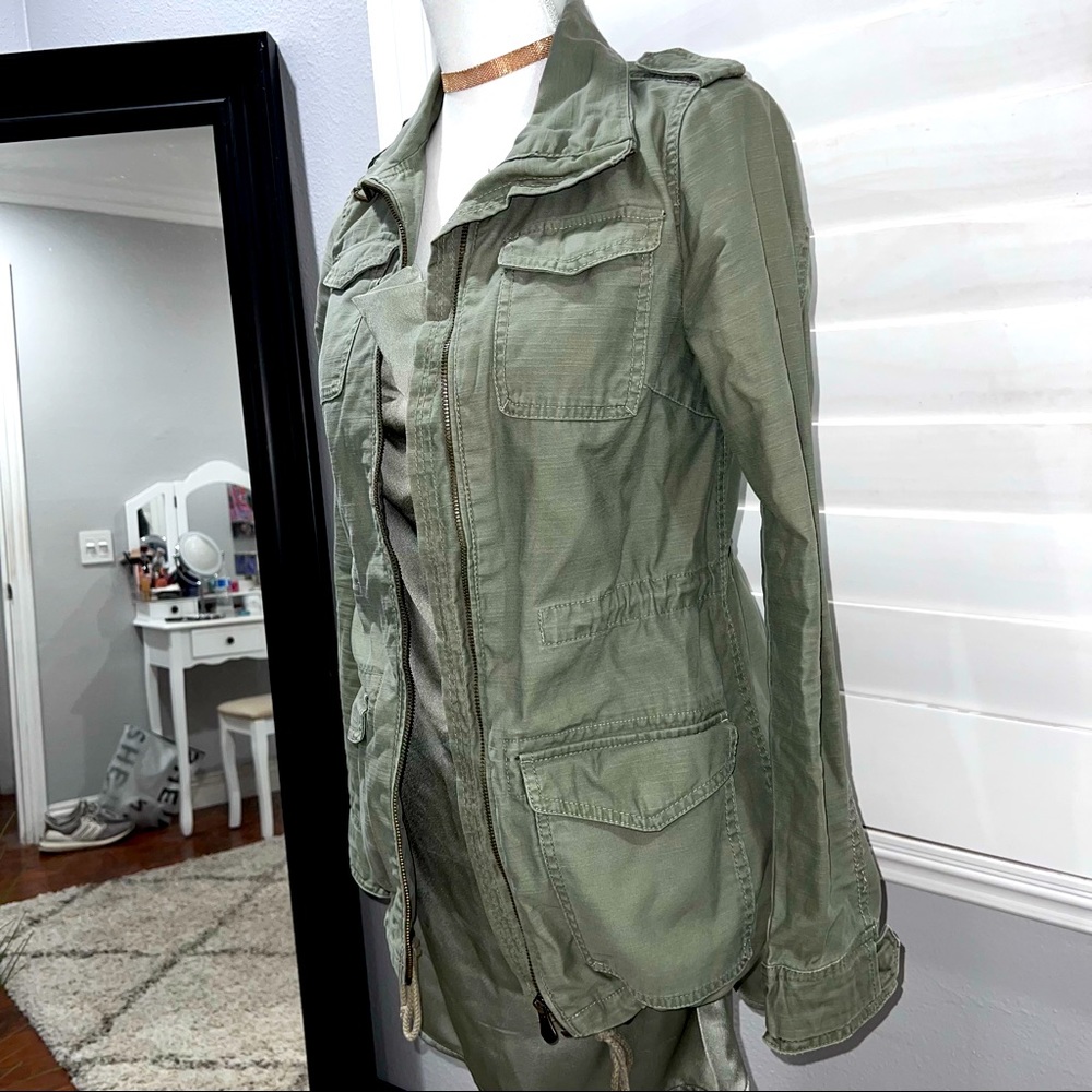 Olive Cargo Jacket